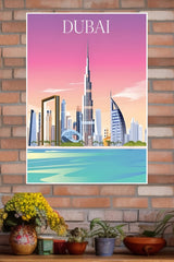 Burj Khalifa Poster | CIty Posters