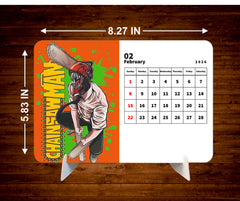 Chainsaw Premium Table Desk Calendar