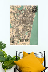 Chennai Poster | Map Posters