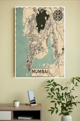 City in Maharashtra Aamchi Mumbai Poster | Map Posters