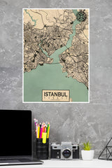 City in Turkey Istandbul Poster | Map Posters