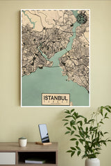 City in Turkey Istandbul Poster | Map Posters