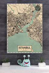 City in Turkey Istandbul Poster | Map Posters