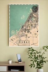 City in the United Arab Emirates Dubai Poster | Map Posters