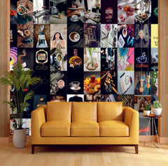 Coffee Day Wall Collage Kit - A4 Size Wall Posters Set