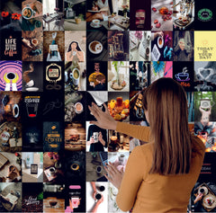 Coffee Day Wall Collage Kit - A4 Size Wall Posters Set