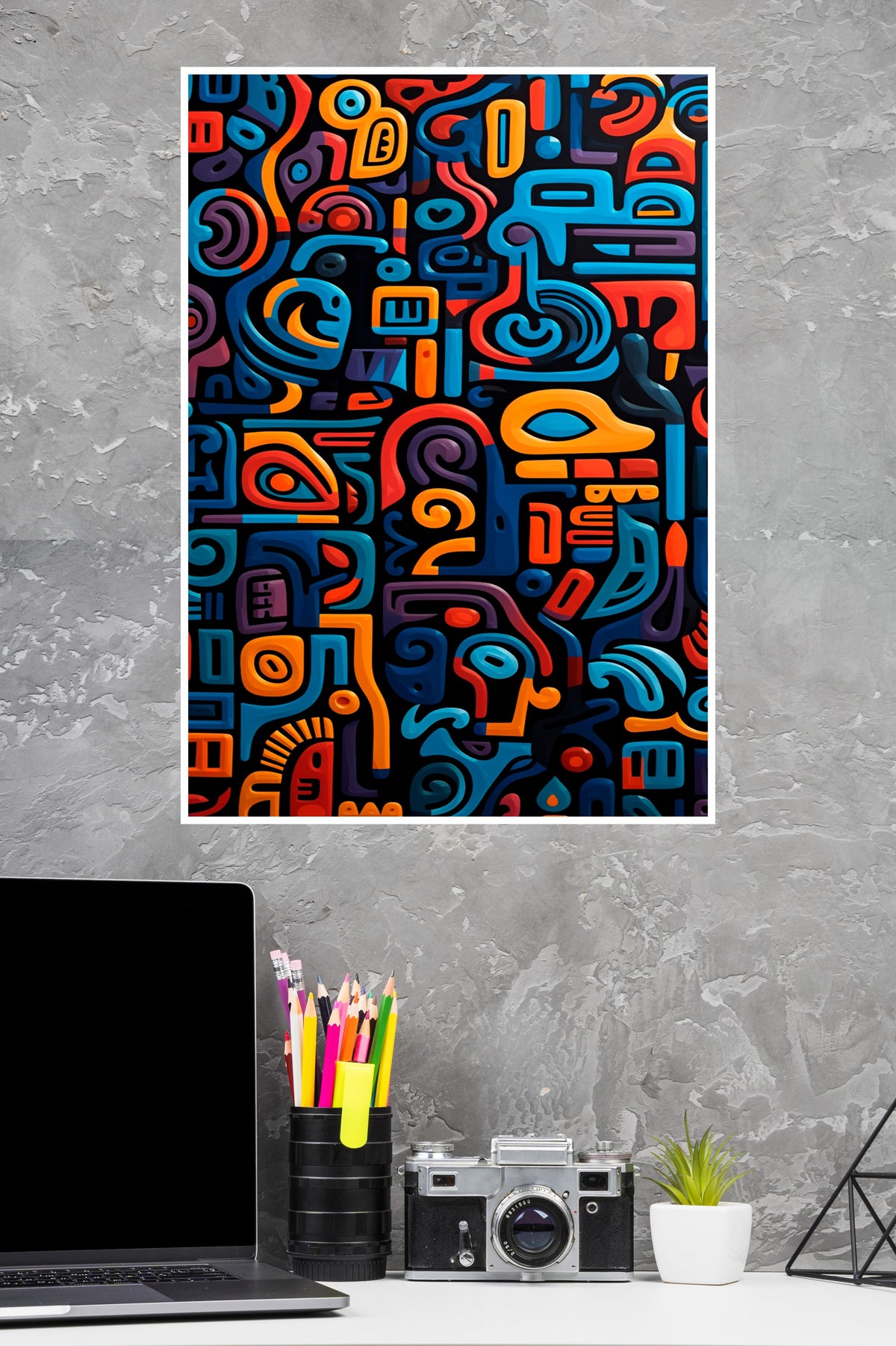 Colorful Font Poster | Art Posters