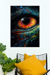 Colorful illustration of an Eye Poster | Eyes Posters