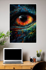 Colorful illustration of an Eye Poster | Eyes Posters