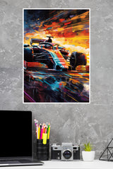 Colorful Formula F1 Car POster | Formula 1 Posters
