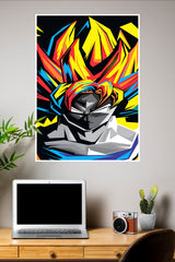 Colorful Poster of Goku | Anime Posters