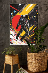 Colorful Space Astronaut Poster | Astronaut Posters