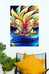 Colorful Vegeta Poster | Anime Posters