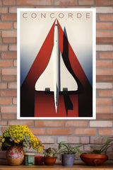 Concorde Poster | Fighter Plan Posters