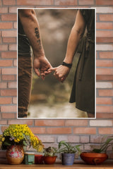 Couple Hand in Hand Walk POster| Love Posters