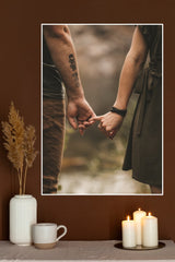 Couple Hand in Hand Walk POster| Love Posters