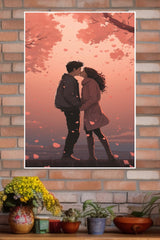Couple Having Romantic Moment Poster| Love Posters