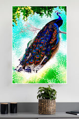 Craftsfest Colorful Peacock Poster | Animal Posters