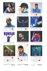 Cricket KING Premium Table Desk Calendar