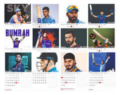 Cricket KING Premium Table Desk Calendar