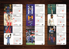 Cricket King Premium Table Desk Calendar – 2026