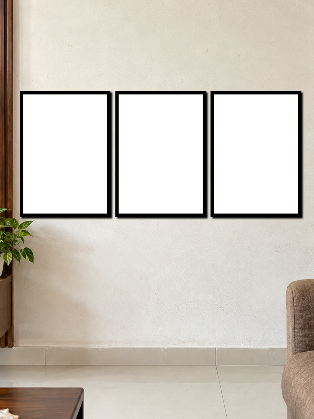 Customised 3-in-1 Premium Photo Frame Set – Personalised Wall Frames