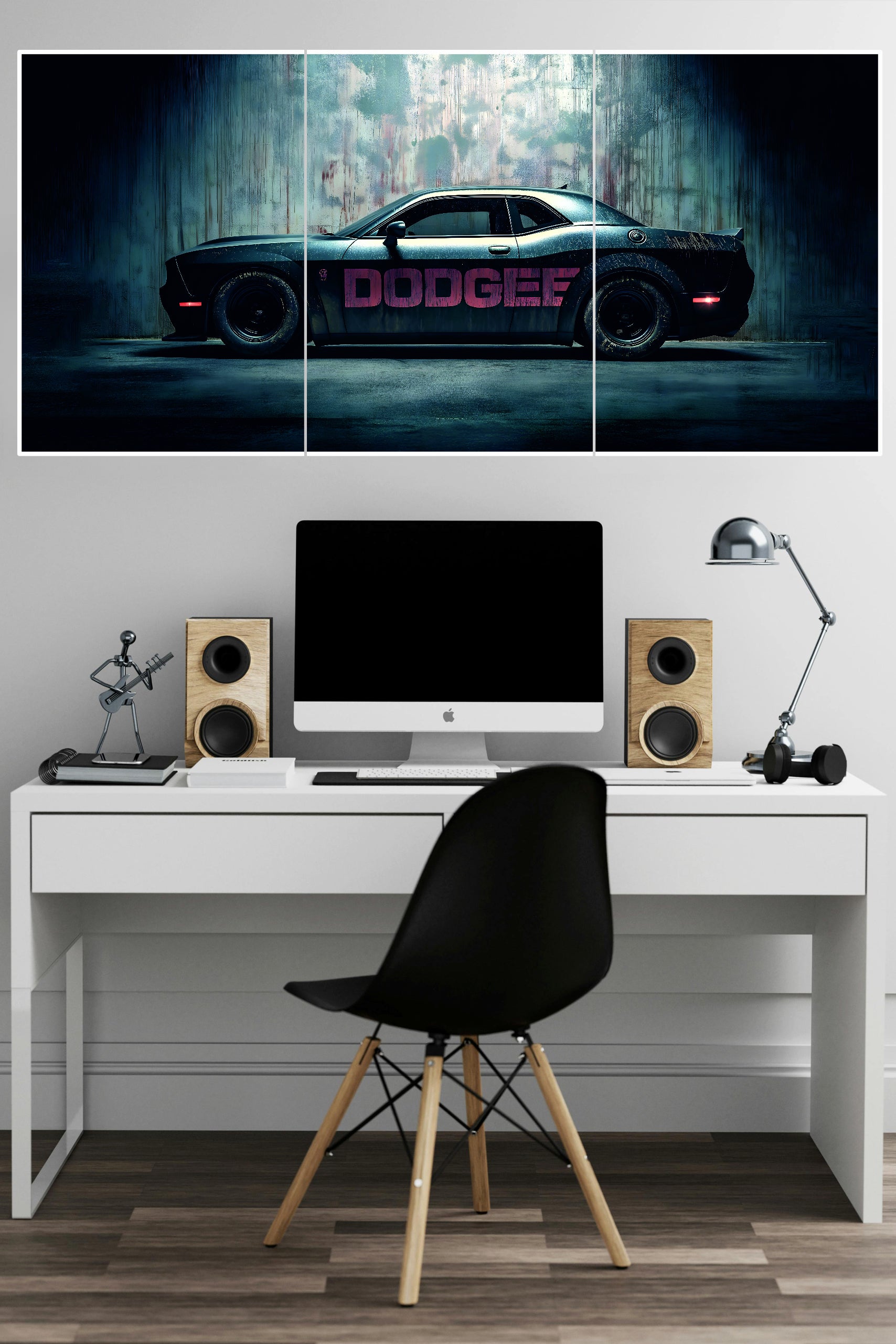 DODGE-CHALLENGER-CAR-Poster-|-3-Split-Poster