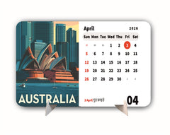 Dream City Place Premium Table Desk Calendar – 2026