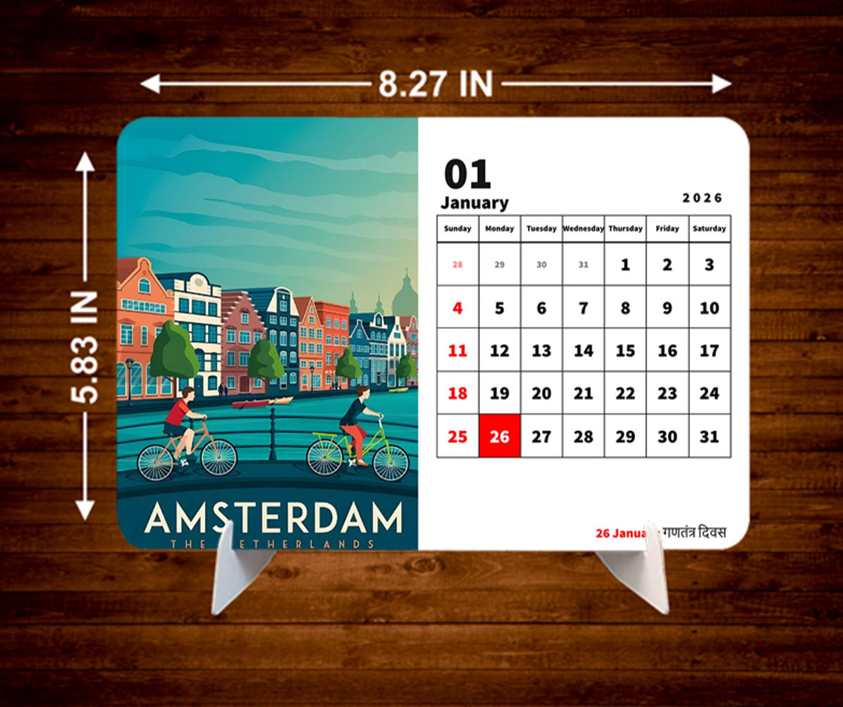 DREAM Place Premium Table Desk Calendar