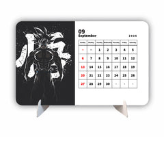 Dark One Piece D Luffy Premium Table Desk Calendar