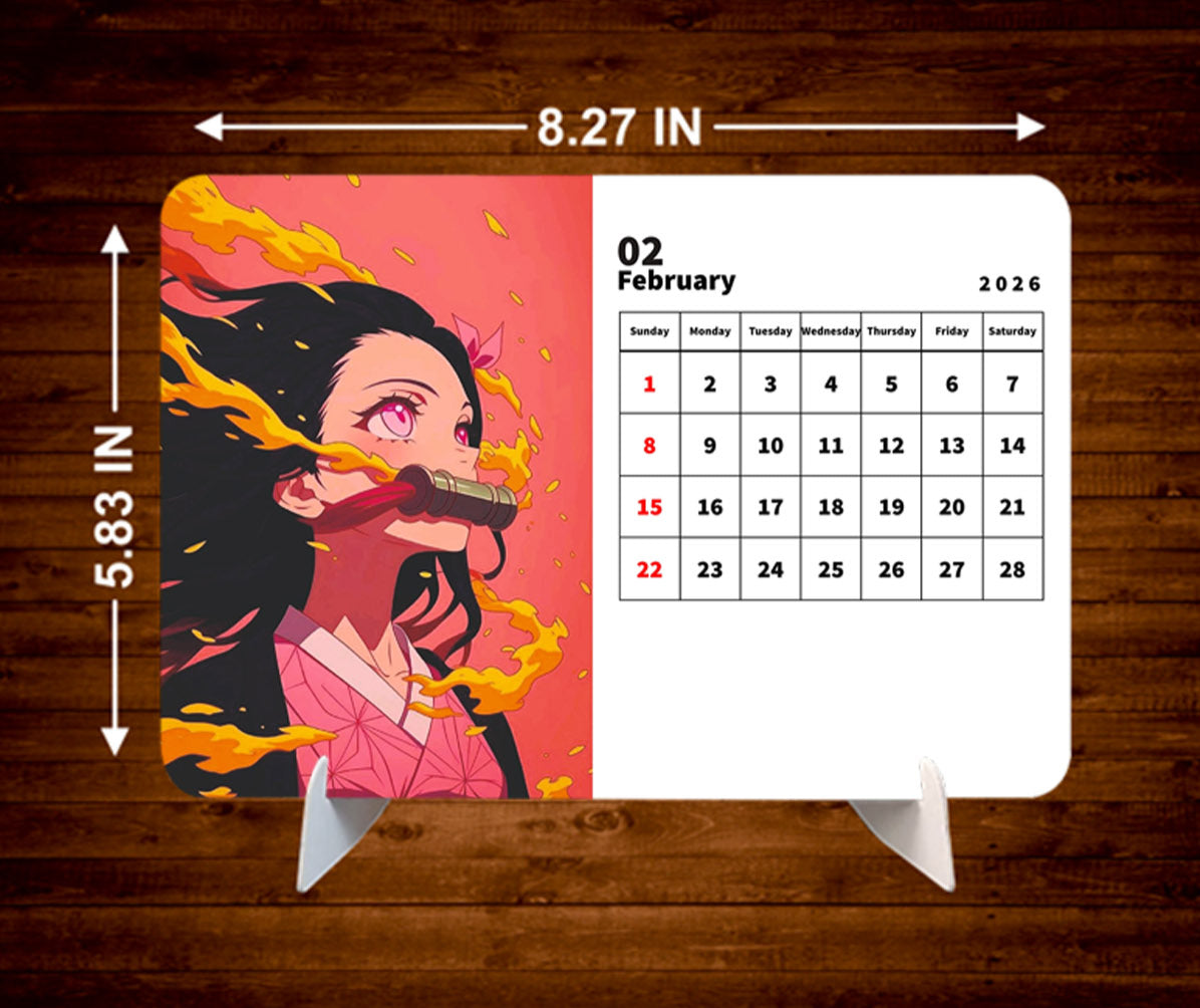 Demon Slayer Premium Table Desk Calendar