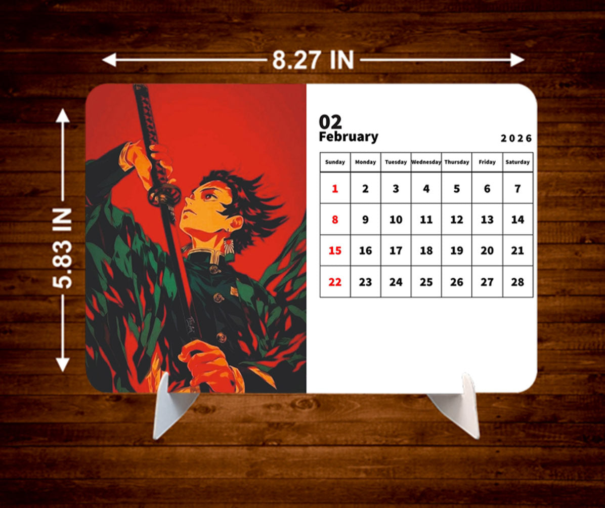 Demon Premium Table Desk Calendar