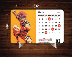 Slayer Premium Table Desk Calendar – 2026