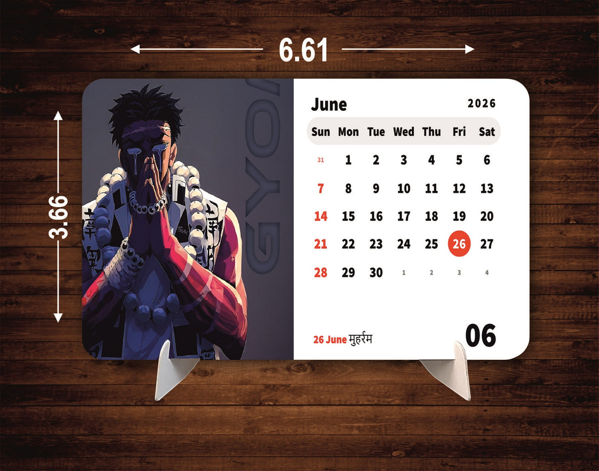 Demon Slayer All Premium Table Desk Calendar – 2026