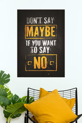 Dont Care Poster | Gym and Motivational Quotes Posters
