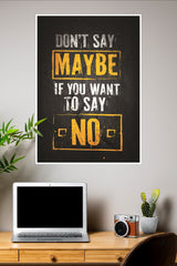 Dont Care Poster | Gym and Motivational Quotes Posters