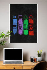 Eat Play Sleep Repeat Poster | Gym and Motivational Quotes Posters