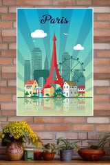 Eiffel Tower in Paris Poster | CIty Posters