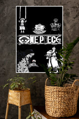Elegant and Refined Black One Piece Poster | Anime Posters
