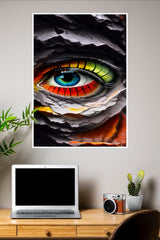 Explosions of Colors Eye Poster | Eyes Posters
