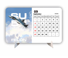 PLANES Premium Table Desk Calendar
