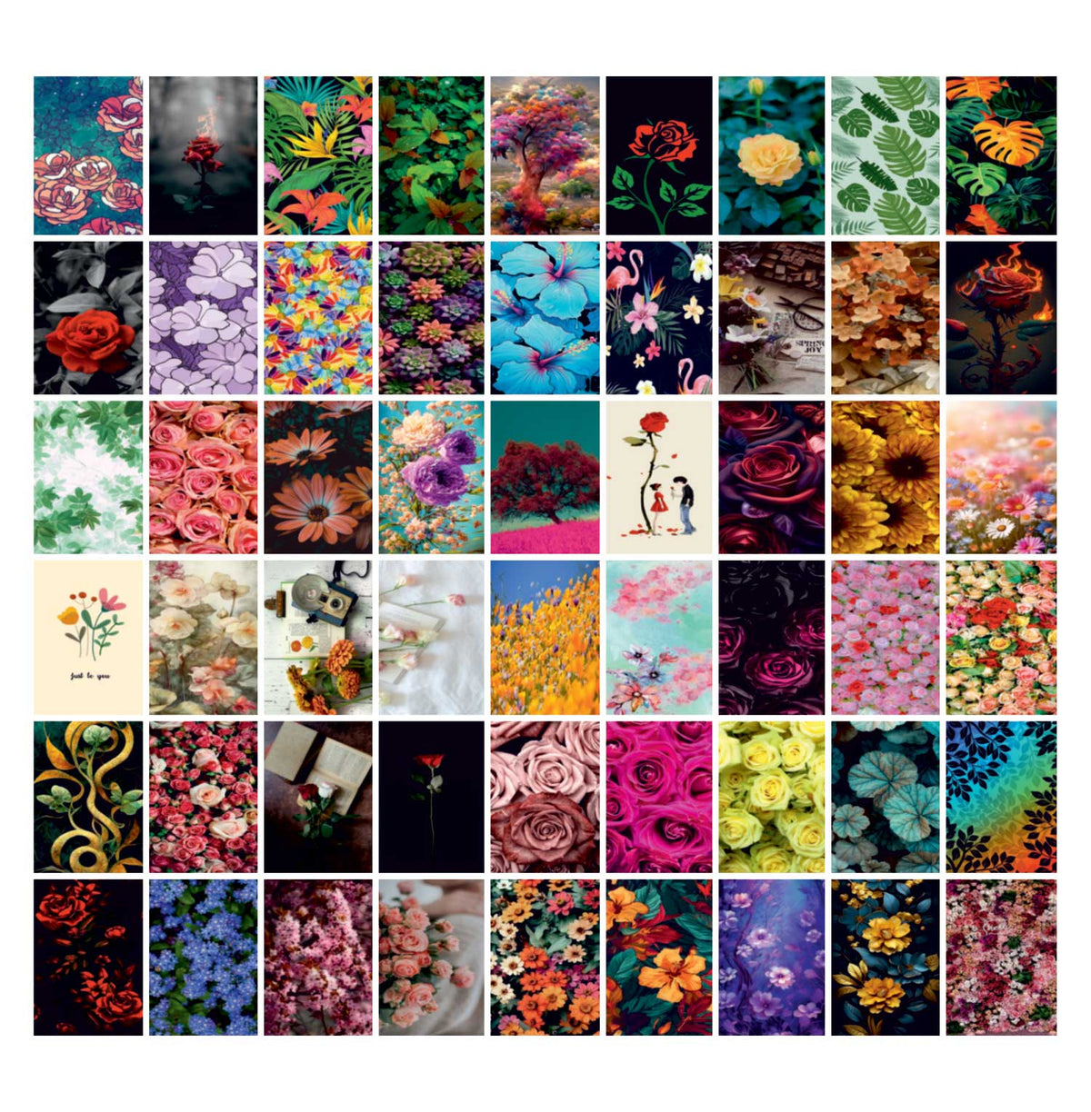 Flower | Super 60 Posters Set