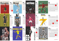 FOOTALL KING Premium Table Desk Calendar