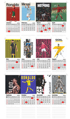 FOOTALL KING Premium Table Desk Calendar