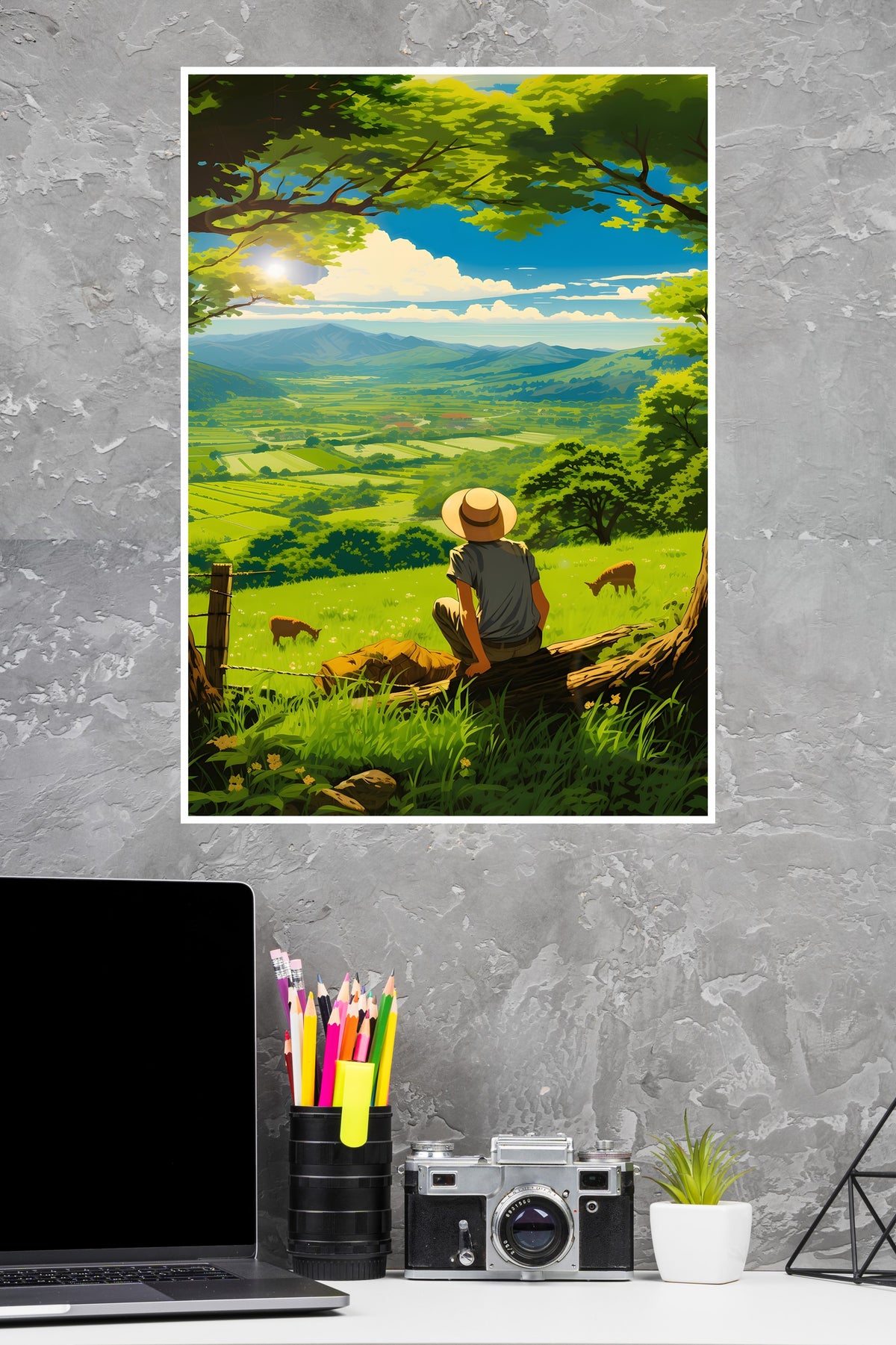 Farm Scenery Poster | Art Posters