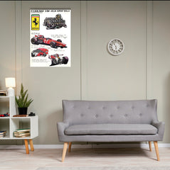 Ferrari 312 Poster | formula 1 Posters | Car Posters