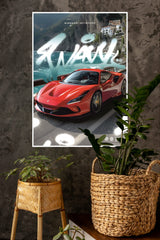 Ferrari F8 Spider Poster | Cars Posters