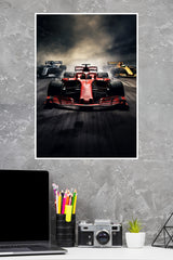 Ferrari F1-75 Formula 1 Car Poster | Formula 1 Posters