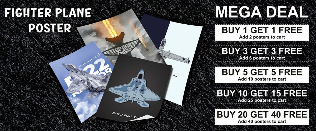Fighter Plane Posters Online India | Aviation Wall Art – The Poster Valley