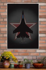 Flanker Poster | Fighter Plan Posters